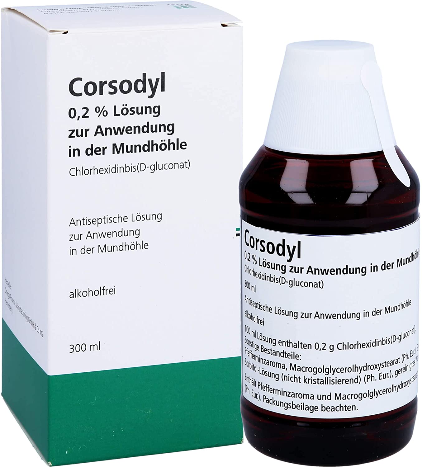 CORSODYL solution 300ml 