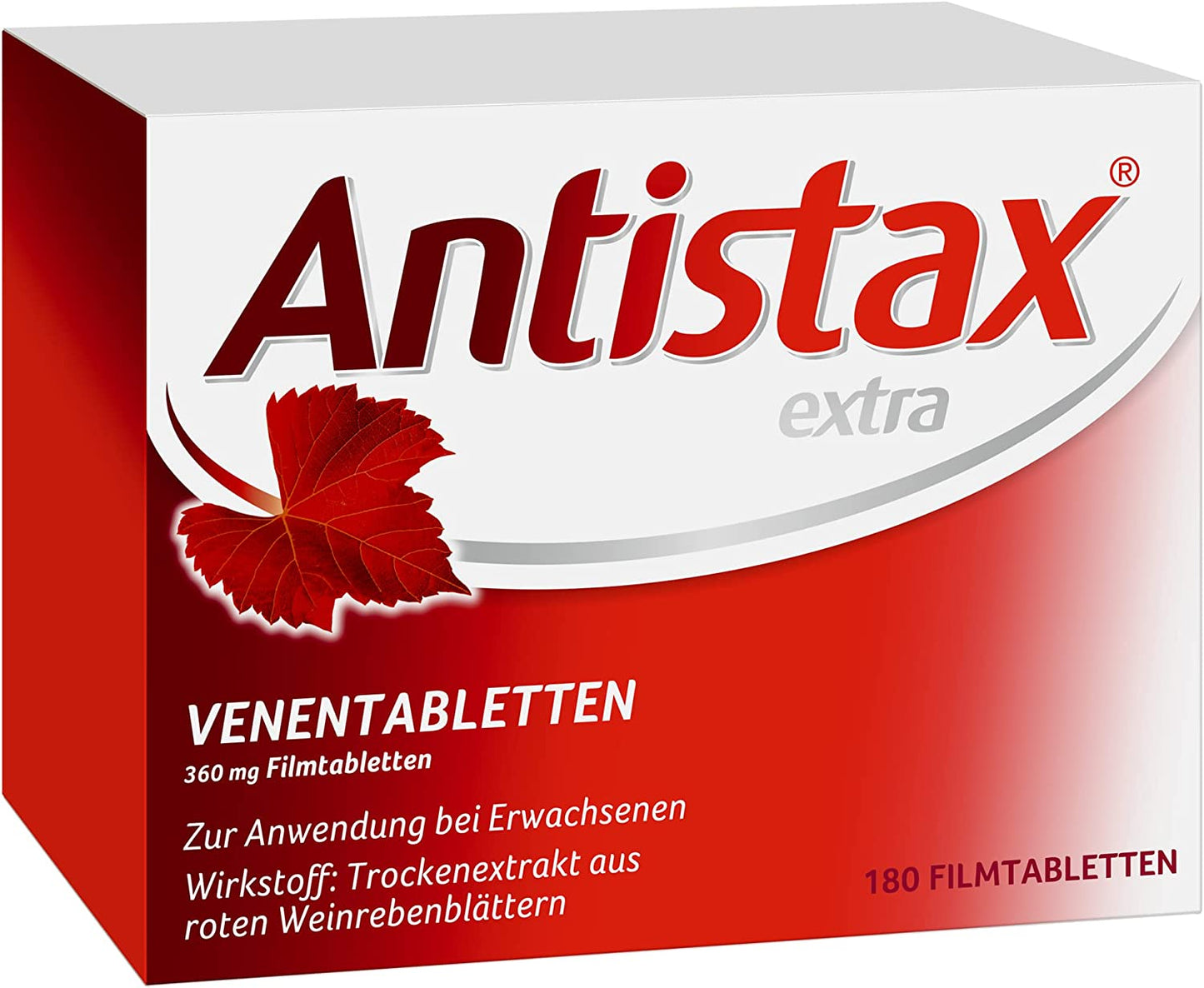 Antistax Extra Venentabletten - bei schweren & geschwollenen Beinen, nächtlichen Wadenkrämpfen, Venenschwäche