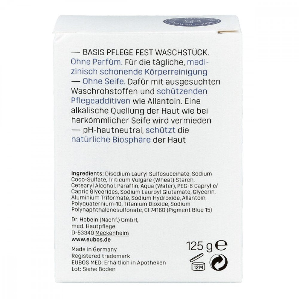 EUBOS BASE CARE FEST WASHING PIECE - pH skin neutral - 125g 