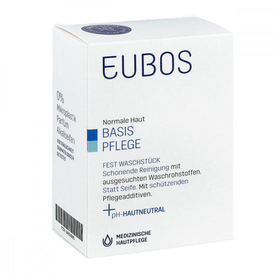EUBOS BASIS PFLEGE FEST WASCHSTÜCK - pH Hautneutral - 125g