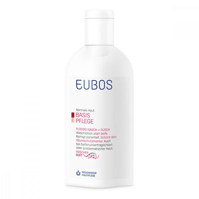 EUBOS BASIC CARE LIQUID RED WASH + SHOWER - 200ml 