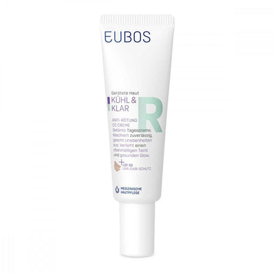 EUBOS COOL &amp; CLEAR ANTI-REDNESS CC CREAM SPF 50 - 30ml 