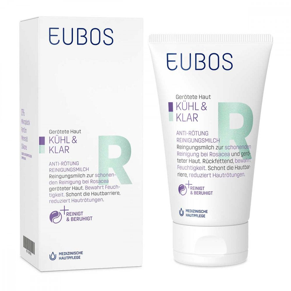 EUBOS KÜHL &amp; KLAR ANTI-REDNESS CLEANSING MILK - 150ml 