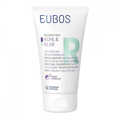 EUBOS KÜHL &amp; KLAR ANTI-REDNESS CLEANSING MILK - 150ml 