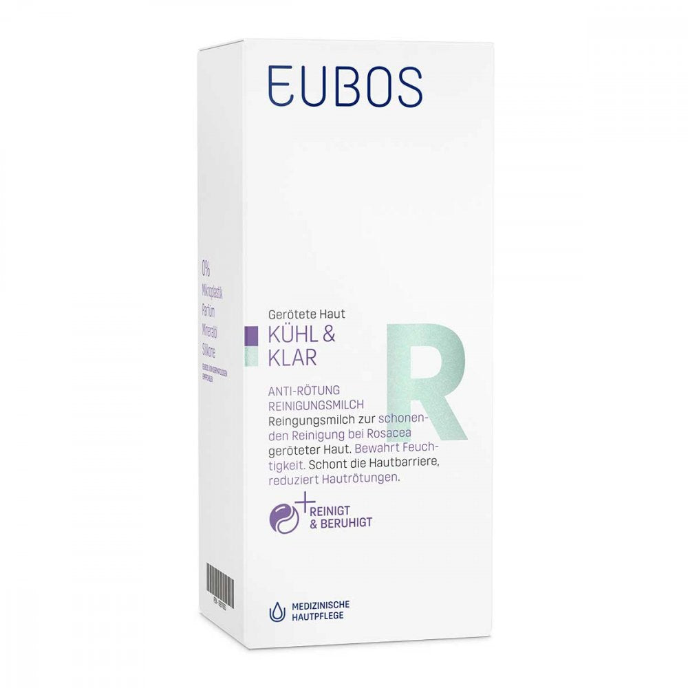 EUBOS KÜHL &amp; KLAR ANTI-REDNESS CLEANSING MILK - 150ml 