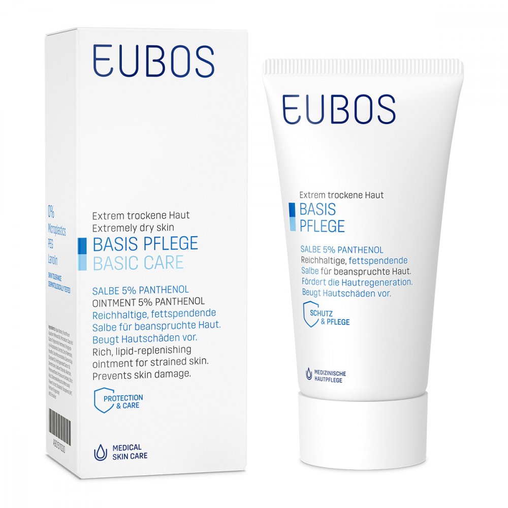 EUBOS BASIS PFLEGE SALBE 5% PANTHENOL - 75ml