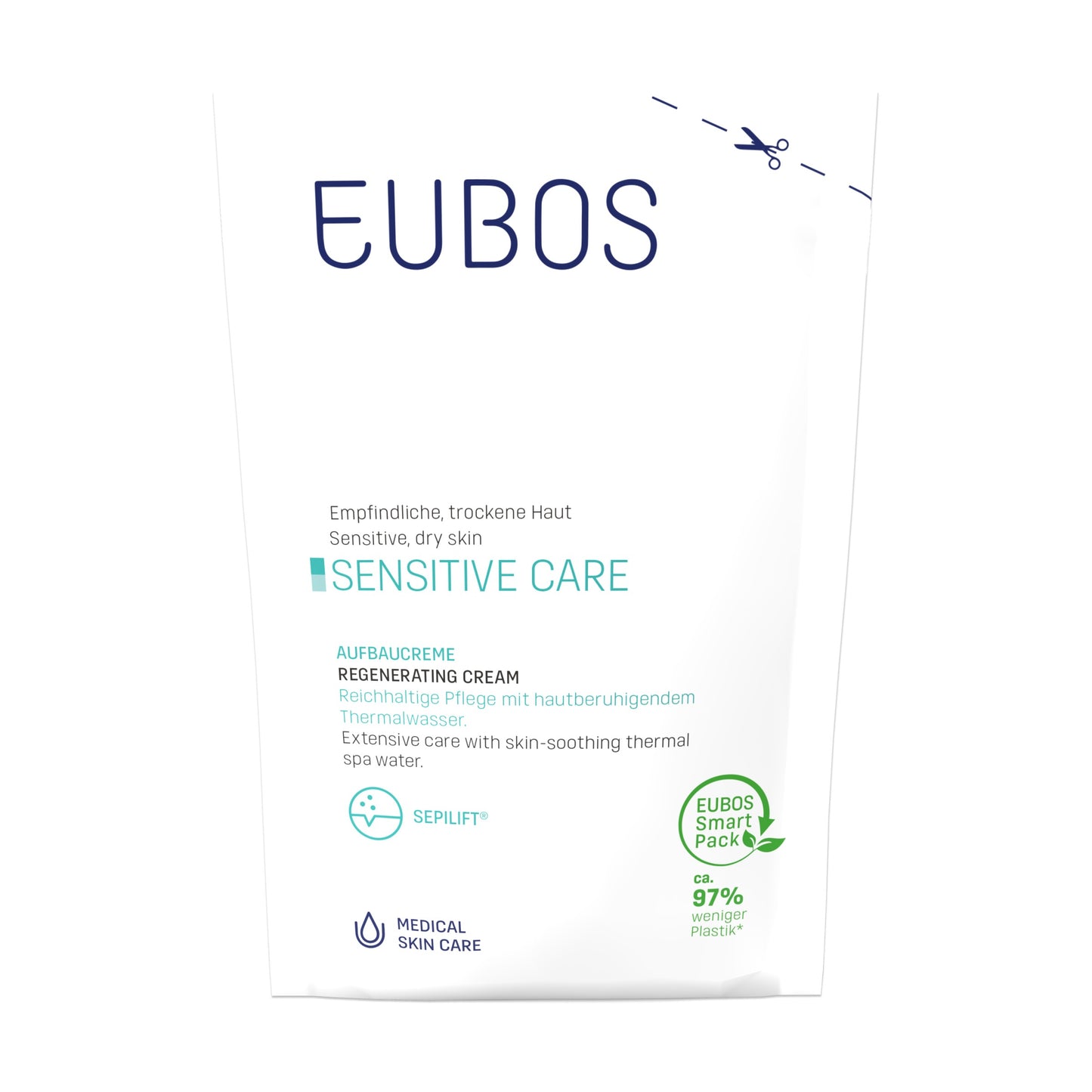 EUBOS SENSITIVE PFLEGE AUFBAUCREME NACHFÜLLBEUTEL - 50ml