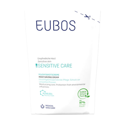 EUBOS SENSITIVE PFLEGE FEUCHTIGKEITSCREME NACHFÜLLBEUTEL - 50ml