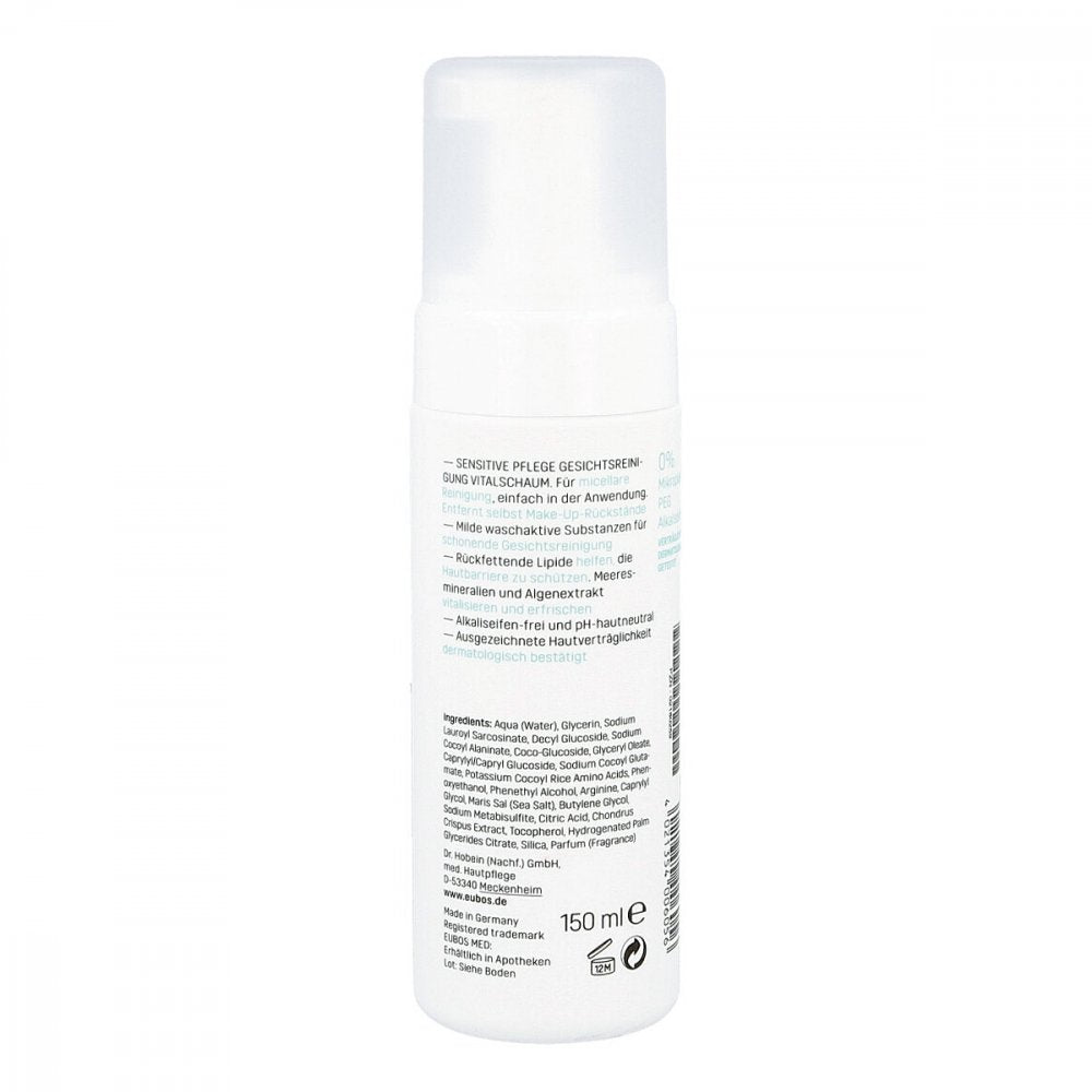 EUBOS SENSITIVE CARE FACIAL CLEANSING VITAL FOAM - 150ml 