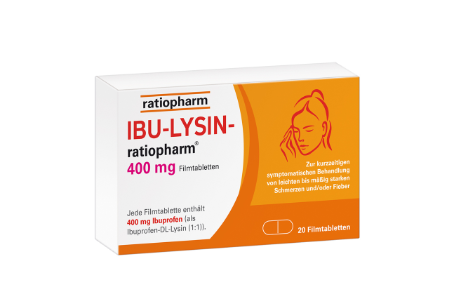 IBU-LYSIN ratiopharm 400 mg Filmtabletten