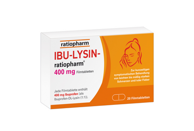 IBU-LYSINE ratiopharm 400 mg film-coated tablets