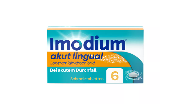 IMODIUM® akut lingual Schmelztabletten bei akutem Durchfall