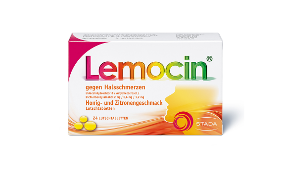 LEMOCIN gegen Halsschmerzen Honig-Zitrone Lutschtabletten, 24 St. Tabletten