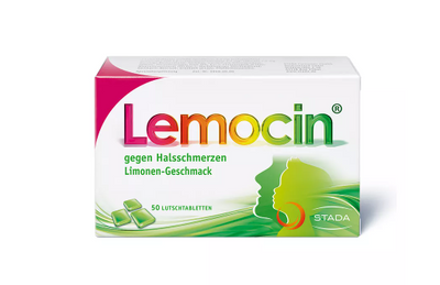 LEMOCIN gegen Halsschmerzen Lutschtabletten 20 St Limonen Geschmack