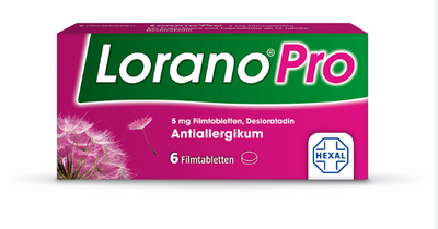 LORANOPRO 5 mg film tablets - The power allergy tablet
