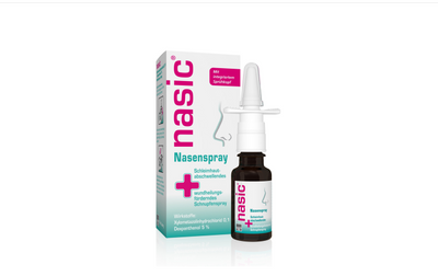 Nasic Nasal Spray - Quick relief from stuffy nose and cold symptoms