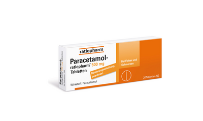 PARACETAMOL ratiopharm 500 mg tablets 20 pcs 