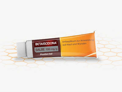 BETAISODONA Salbe - für die Erstversorgung von oberflächlichen Wunden und leichten Verbrennungen geeignet.