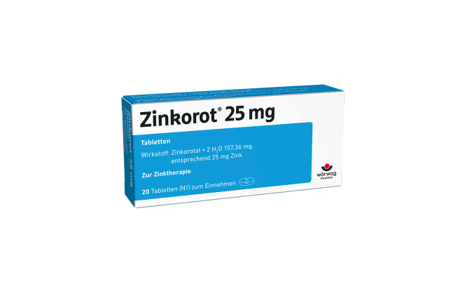 Zinkorot 25mg tabletten zur Zinktherapie cyriapo_kaufen